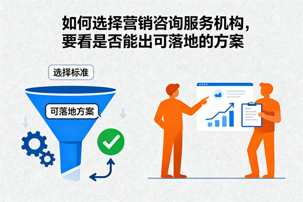 如何選擇營銷咨詢服務機構，要看是否能出可落地的方案