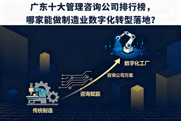 廣東十大管理咨詢公司排行榜，哪家能做制造業(yè)數(shù)字化轉(zhuǎn)型落地？